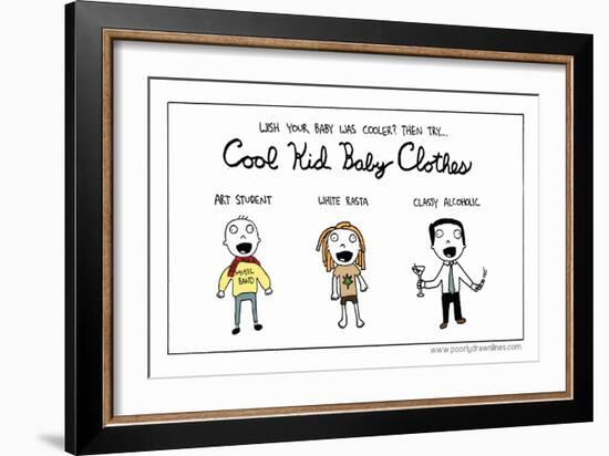 Baby Clothes-Reza Farazmand-Framed Art Print