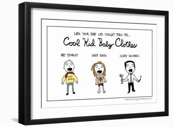 Baby Clothes-Reza Farazmand-Framed Art Print