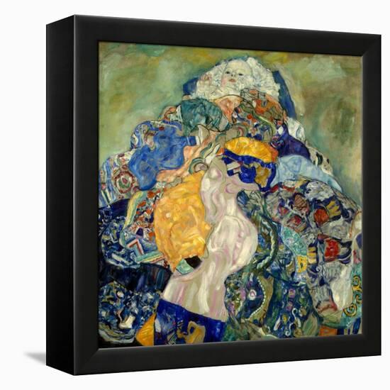 Baby (Cradl)-Gustav Klimt-Framed Premier Image Canvas