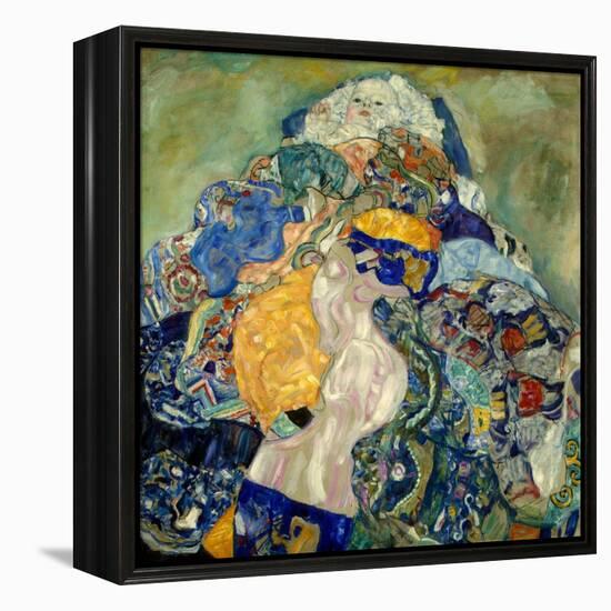 Baby (Cradl)-Gustav Klimt-Framed Premier Image Canvas