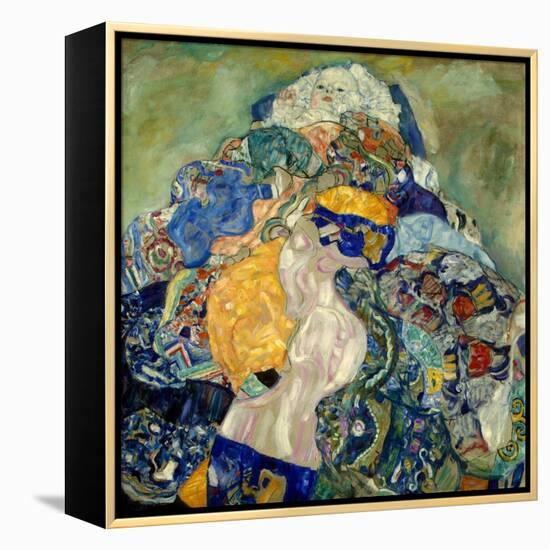 Baby (Cradl)-Gustav Klimt-Framed Premier Image Canvas