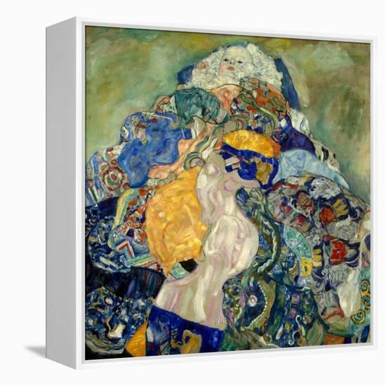 Baby (Cradl)-Gustav Klimt-Framed Premier Image Canvas