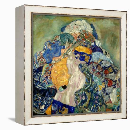 Baby (Cradle). 1917 - 18-Gustav Klimt-Framed Premier Image Canvas