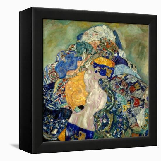 Baby (Cradle). 1917 - 18-Gustav Klimt-Framed Premier Image Canvas