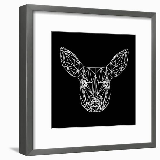 Baby Deer Polygon-Lisa Kroll-Framed Art Print