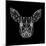 Baby Deer Polygon-Lisa Kroll-Mounted Art Print