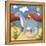 Baby Dippy The Diplodocus-Sophie Harding-Framed Stretched Canvas