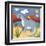 Baby Dippy The Diplodocus-Sophie Harding-Framed Art Print