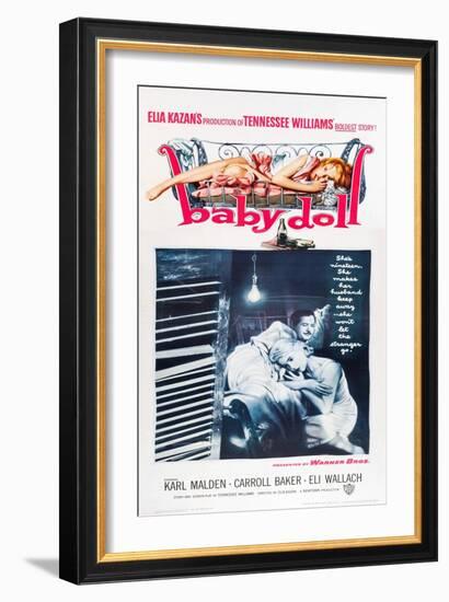 Baby Doll, Eli Wallach, Carroll Baker, 1956-null-Framed Art Print