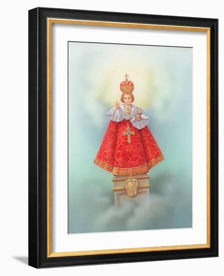 Baby Dressed in Papal Robes-Christo Monti-Framed Giclee Print