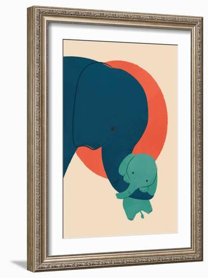 Baby Elephant 2-Jay Fleck-Framed Art Print