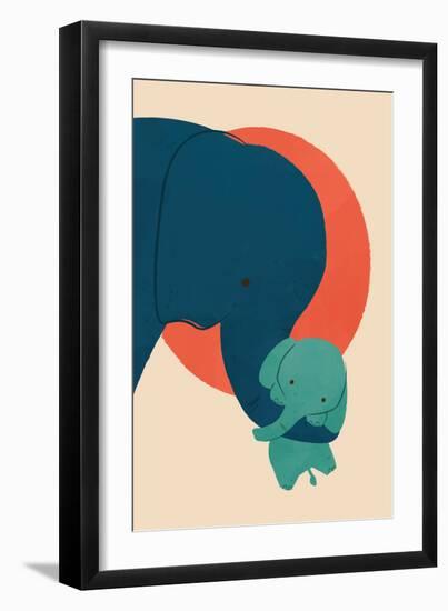 Baby Elephant 2-Jay Fleck-Framed Art Print