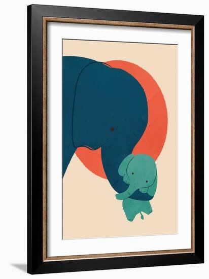 Baby Elephant 2-Jay Fleck-Framed Art Print