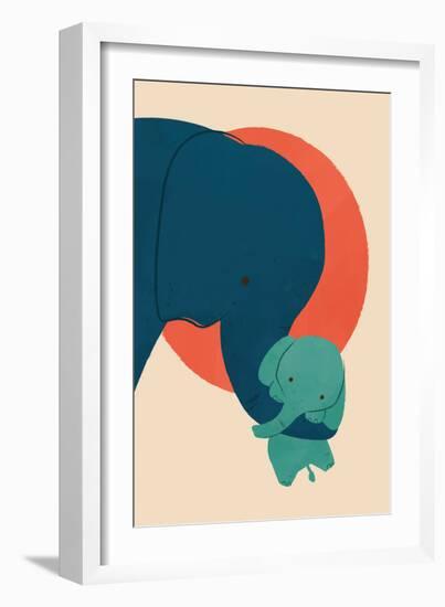 Baby Elephant 2-Jay Fleck-Framed Art Print