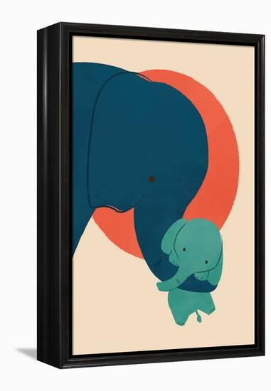 Baby Elephant 2-Jay Fleck-Framed Stretched Canvas