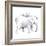 Baby Elephant Love III-Aimee Del Valle-Framed Premium Giclee Print