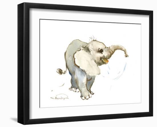 Baby Elephant-Suren Nersisyan-Framed Art Print