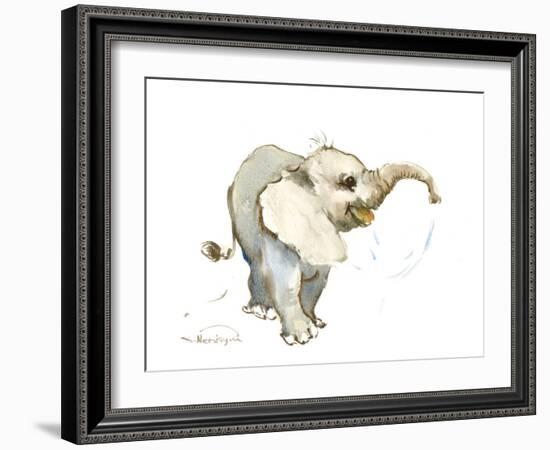 Baby Elephant-Suren Nersisyan-Framed Art Print