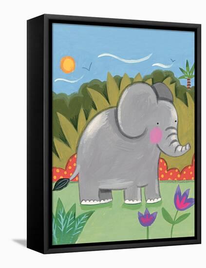 Baby Elephant-Sophie Harding-Framed Stretched Canvas