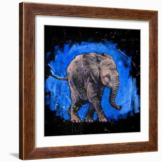 Baby Elephant-null-Framed Premium Giclee Print