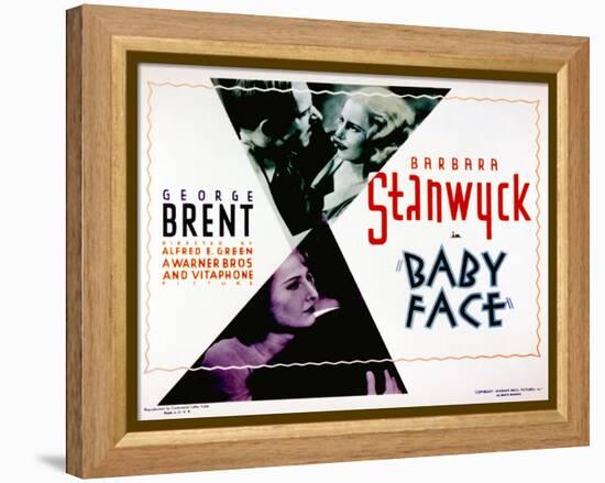 Baby Face, Douglass Dumbrille, Barbara Stanwyck, 1933-null-Framed Stretched Canvas