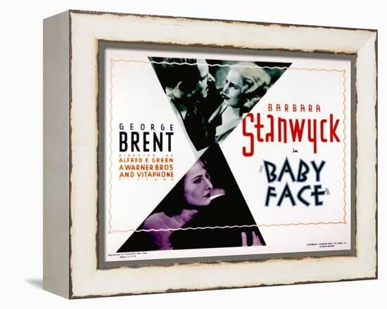 Baby Face, Douglass Dumbrille, Barbara Stanwyck, 1933-null-Framed Stretched Canvas