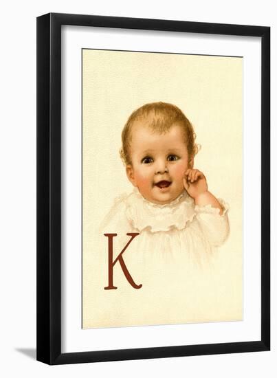 Baby Face K-Ida Waugh-Framed Art Print