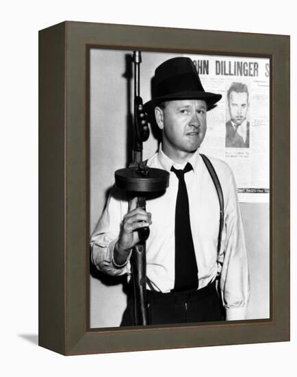 Baby Face Nelson, Mickey Rooney, 1957-null-Framed Stretched Canvas