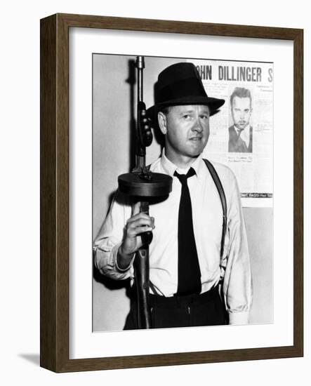 Baby Face Nelson, Mickey Rooney, 1957-null-Framed Photo