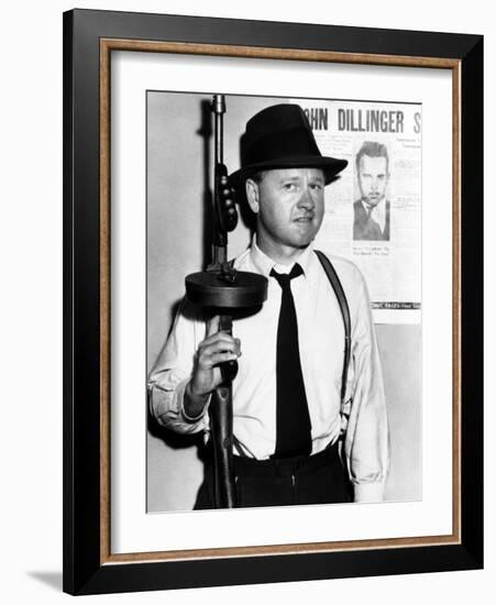 Baby Face Nelson, Mickey Rooney, 1957-null-Framed Photo