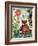 Baby Fox in the Garden-Wyanne-Framed Giclee Print