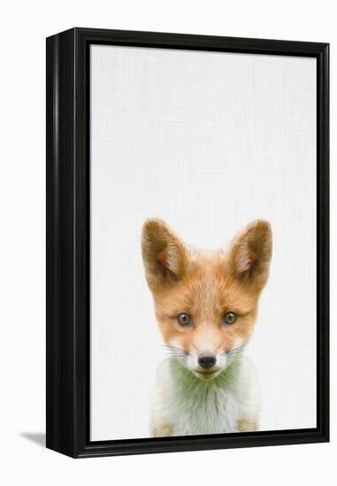 Baby Fox-Tai Prints-Framed Stretched Canvas