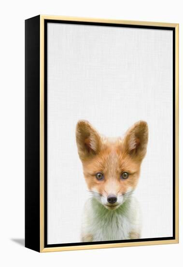 Baby Fox-Tai Prints-Framed Stretched Canvas