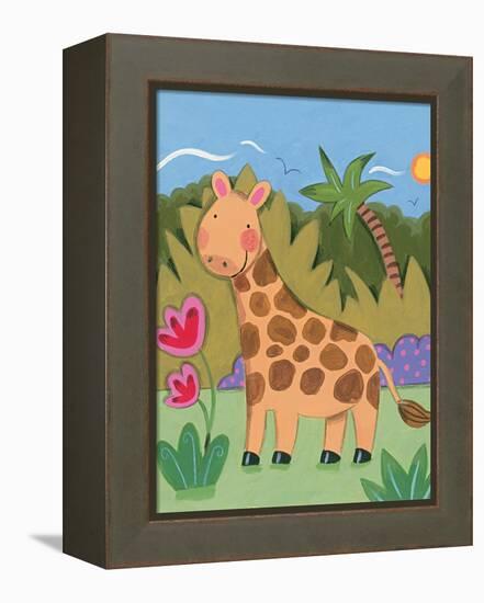 Baby Giraffe-Sophie Harding-Framed Stretched Canvas
