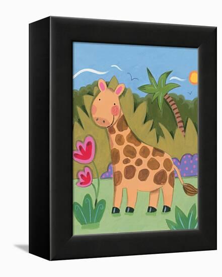 Baby Giraffe-Sophie Harding-Framed Stretched Canvas