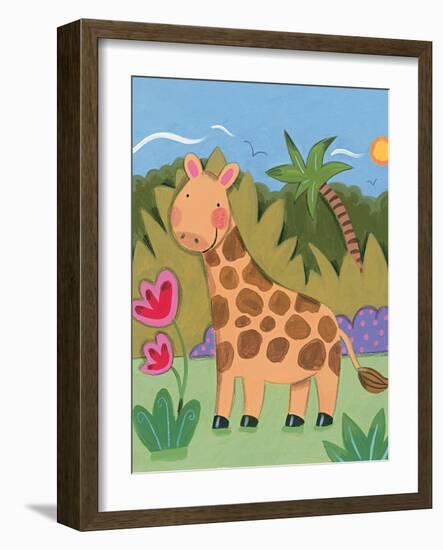 Baby Giraffe-Sophie Harding-Framed Art Print