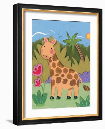 Baby Giraffe-Sophie Harding-Framed Art Print