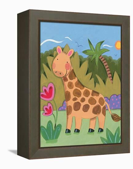 Baby Giraffe-Sophie Harding-Framed Stretched Canvas