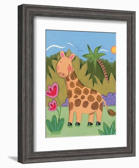 Baby Giraffe-Sophie Harding-Framed Art Print