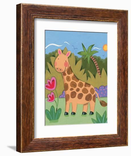 Baby Giraffe-Sophie Harding-Framed Art Print