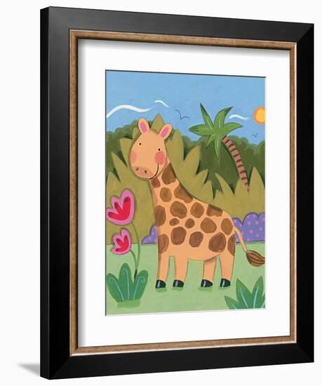 Baby Giraffe-Sophie Harding-Framed Art Print