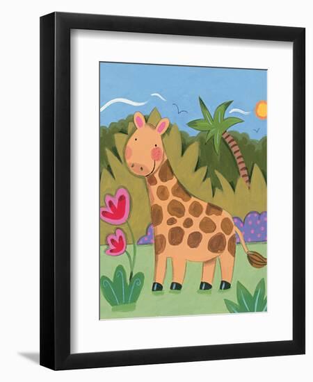 Baby Giraffe-Sophie Harding-Framed Art Print