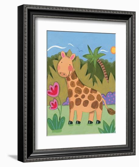 Baby Giraffe-Sophie Harding-Framed Art Print