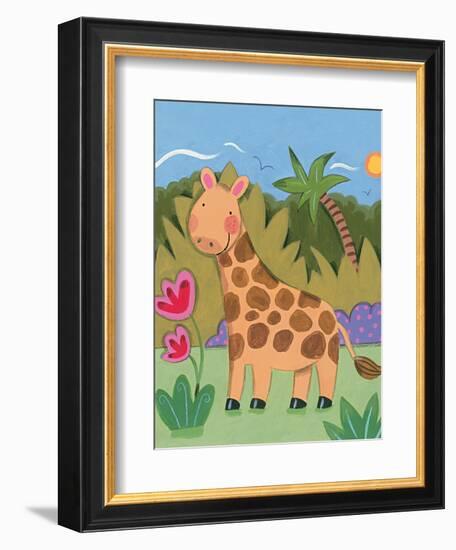 Baby Giraffe-Sophie Harding-Framed Art Print