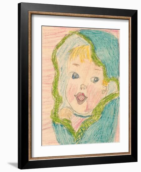 Baby Girl-Norma Kramer-Framed Art Print