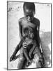 Baby Gorilla Named Bobo is Being Held by a Local Youngster-Eliot Elisofon-Mounted Photographic Print