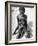 Baby Gorilla Named Bobo is Being Held by a Local Youngster-Eliot Elisofon-Framed Photographic Print