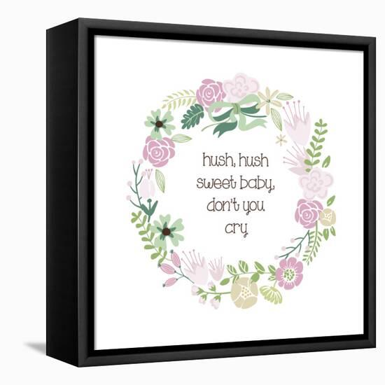 Baby Hush 1-Melody Hogan-Framed Stretched Canvas