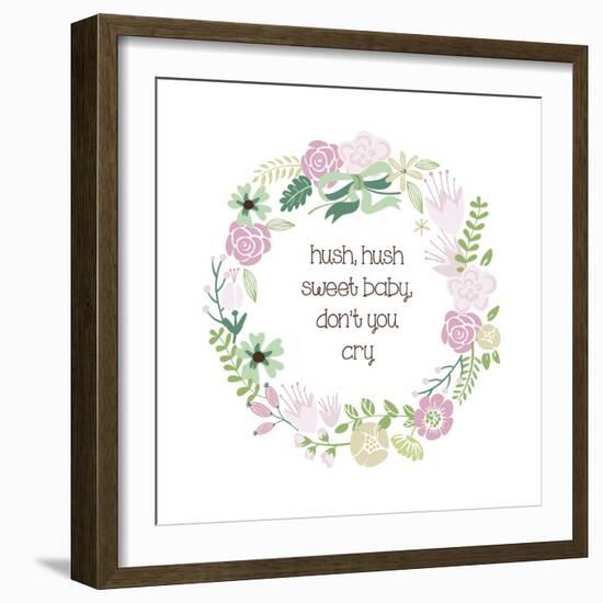 Baby Hush 1-Melody Hogan-Framed Art Print