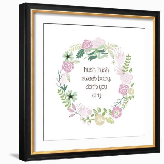 Baby Hush 1-Melody Hogan-Framed Art Print